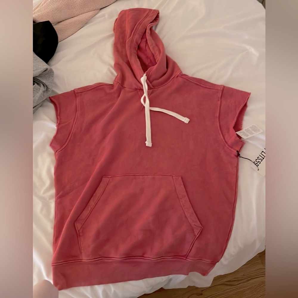 Splits59 short sleeve sweat shirt with hood